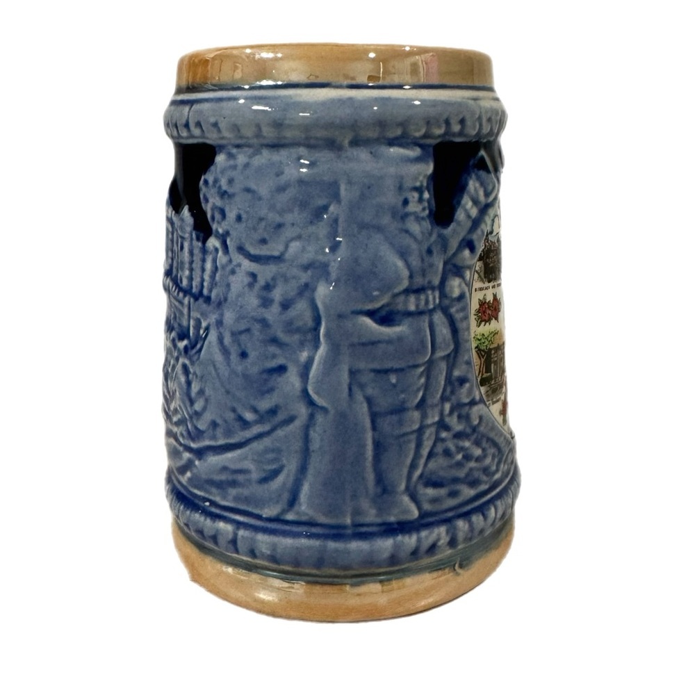 Vintage Bermuda Made In Japan Ceramic Beer Stein Coffee Mug Painted Collectible - Picture 3 of 9